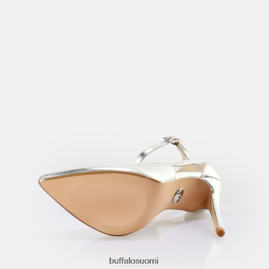 Juliet sling pumppu vegaaninen DZ48H4813 hopea Buffalo |korkokengät