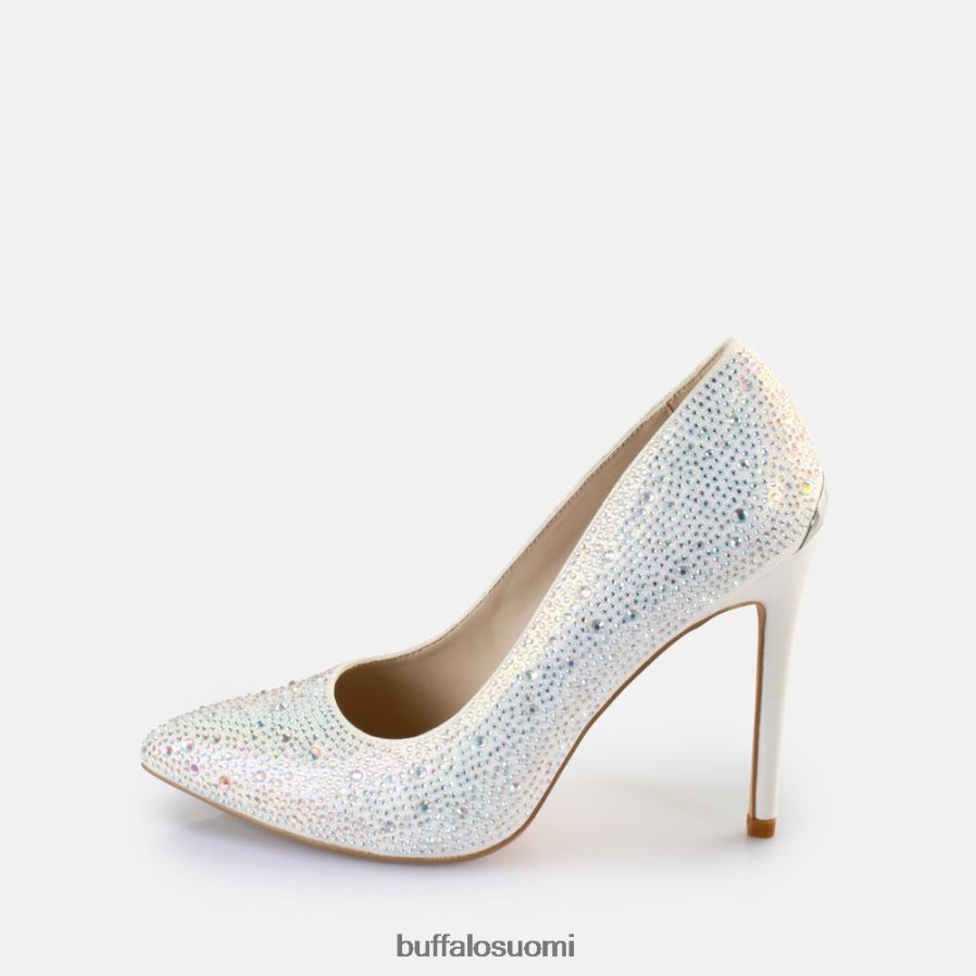 Juliette jääpumput vegaaninen DZ48H4515 valkoinen helmi Buffalo |korkokengät