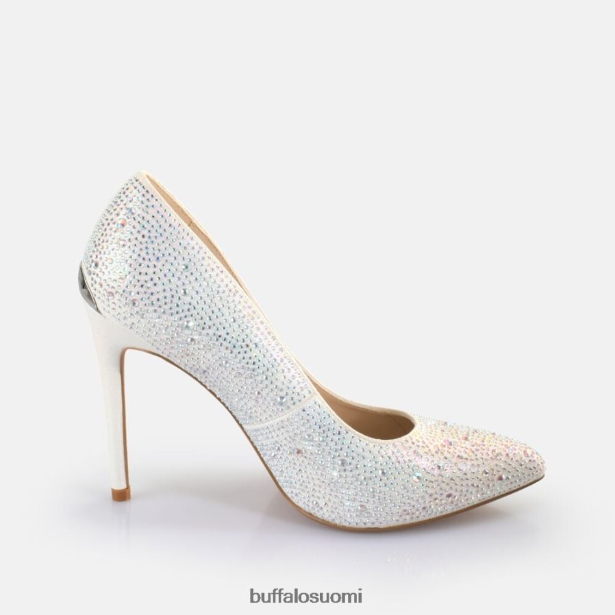 Juliette jääpumput vegaaninen DZ48H4515 valkoinen helmi Buffalo |korkokengät