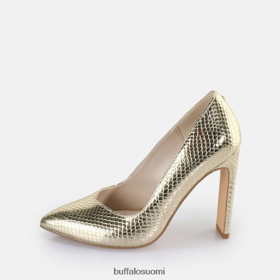 jolie pump vegaani DZ48H4184 käärme kultaa Buffalo |korkokengät