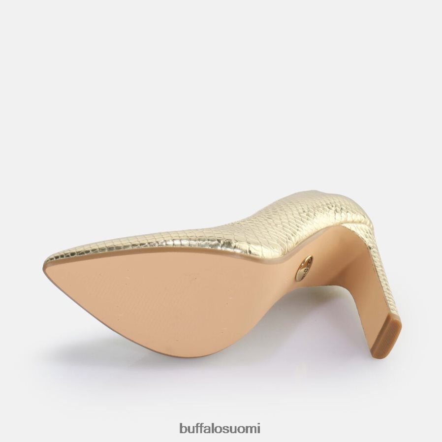 jolie pump vegaani DZ48H4184 käärme kultaa Buffalo |korkokengät