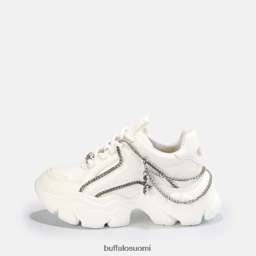binaariketjuiset lenkkarit matalat vegaaniset DZ48H4790 valkoinen Buffalo |lenkkarit