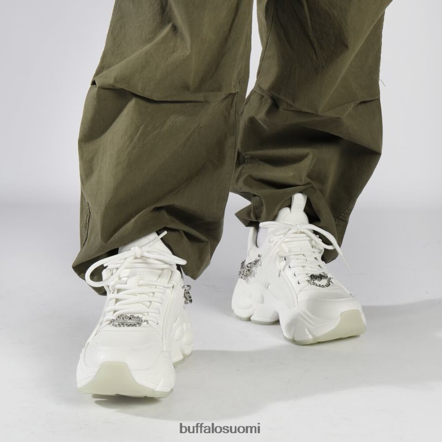 binary chain 3.0 trainer tennarit matala vegaani DZ48H4418 valkoinen/hopea Buffalo |lenkkarit