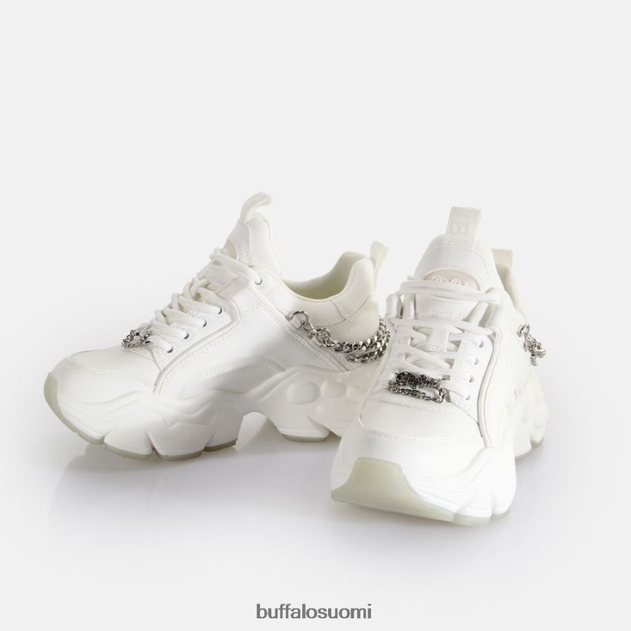 binary chain 3.0 trainer tennarit matala vegaani DZ48H4418 valkoinen/hopea Buffalo |lenkkarit