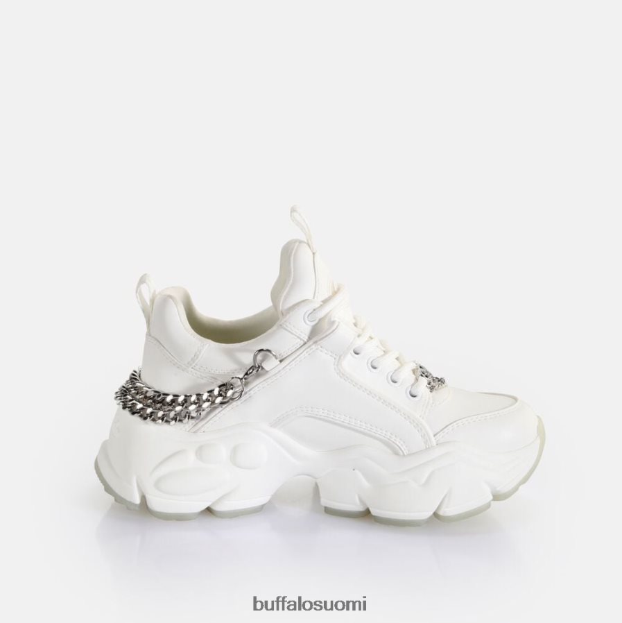 binary chain 3.0 trainer tennarit matala vegaani DZ48H4418 valkoinen/hopea Buffalo |lenkkarit
