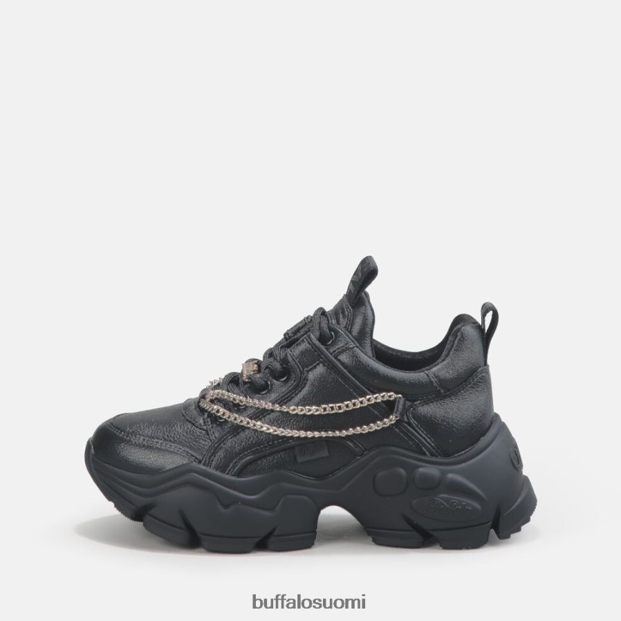 binary chain trainer matala vegaani DZ48H4347 musta kultaisella ketjulla Buffalo |lenkkarit