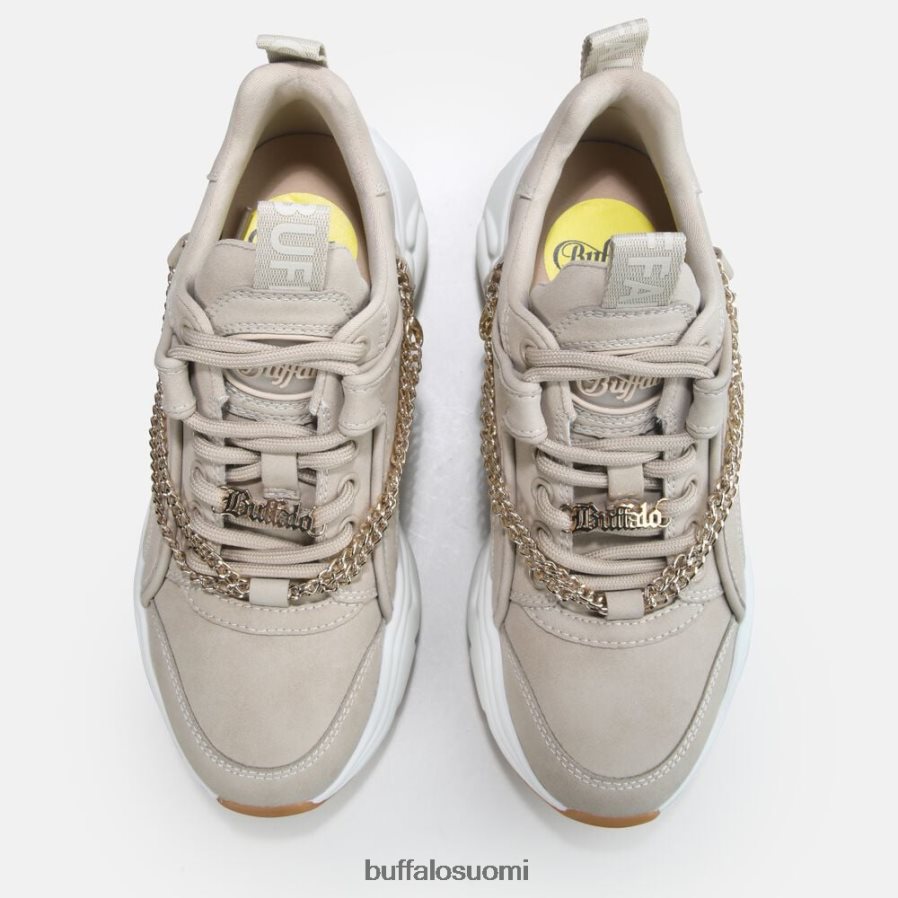 binary chain trainer matala vegaani DZ48H4348 beige kultaisella ketjulla Buffalo |lenkkarit