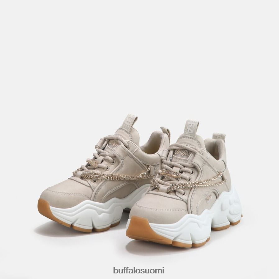 binary chain trainer matala vegaani DZ48H4348 beige kultaisella ketjulla Buffalo |lenkkarit