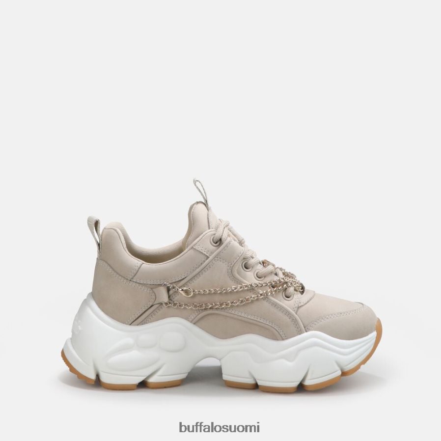 binary chain trainer matala vegaani DZ48H4348 beige kultaisella ketjulla Buffalo |lenkkarit