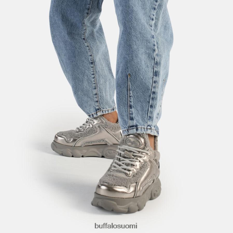 cld chai lämmin lenkkari matala vegaaninen DZ48H4809 hopeanharmaa Buffalo |lenkkarit