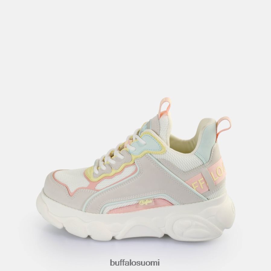 cld chai lenkkarit matalat vegaaniset DZ48H472 kerma/vaaleanpunainen/mintunvihreä Buffalo |lenkkarit