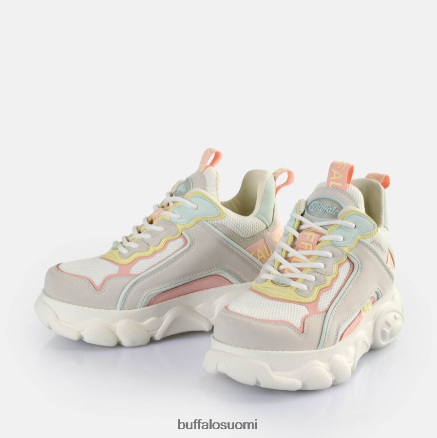 cld chai lenkkarit matalat vegaaniset DZ48H472 kerma/vaaleanpunainen/mintunvihreä Buffalo |lenkkarit