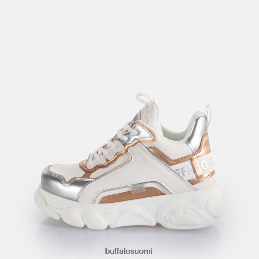 cld chai trainer matala vegaani DZ48H477 valkoinen/hopea/kulta Buffalo |lenkkarit