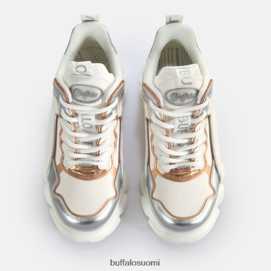 cld chai trainer matala vegaani DZ48H477 valkoinen/hopea/kulta Buffalo |lenkkarit