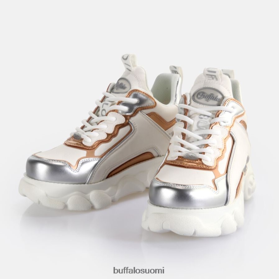 cld chai trainer matala vegaani DZ48H477 valkoinen/hopea/kulta Buffalo |lenkkarit