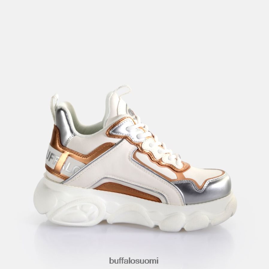 cld chai trainer matala vegaani DZ48H477 valkoinen/hopea/kulta Buffalo |lenkkarit