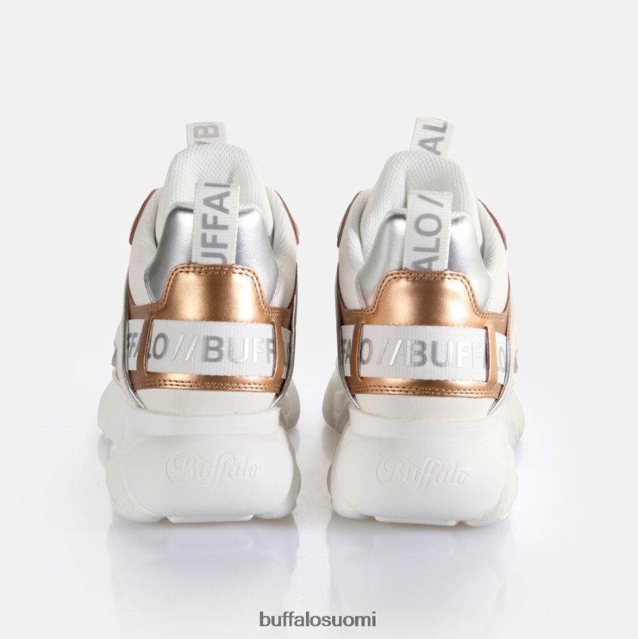 cld chai trainer matala vegaani DZ48H477 valkoinen/hopea/kulta Buffalo |lenkkarit