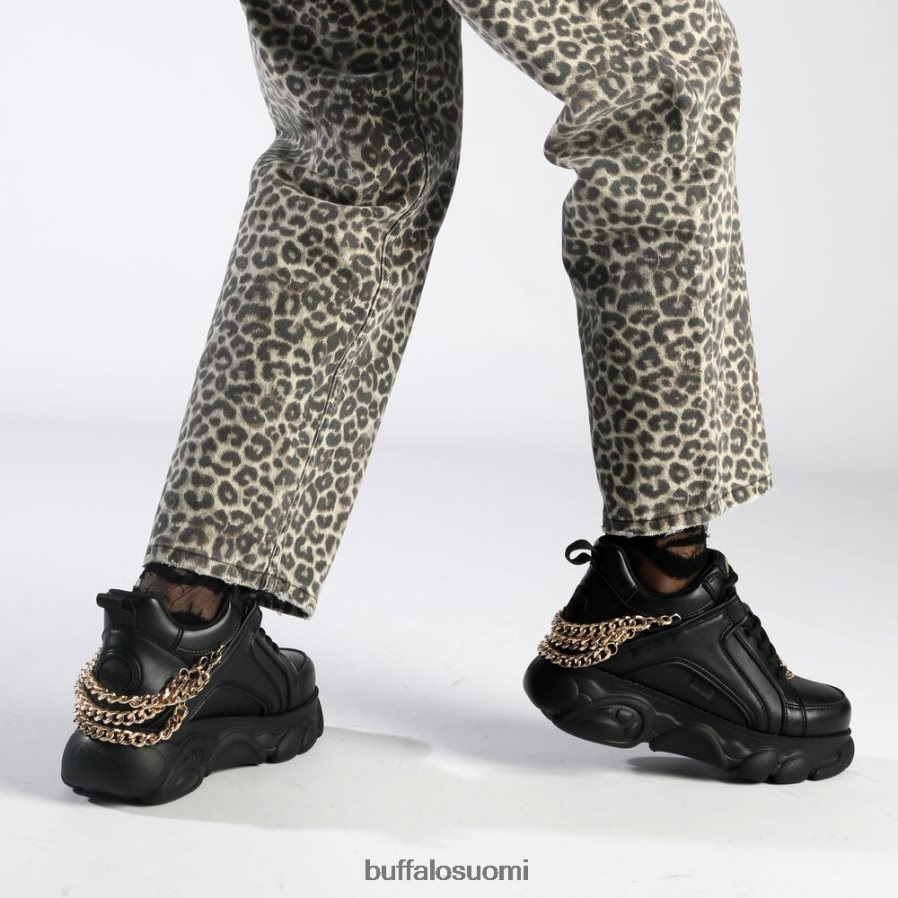 cld corin chain 2.0 lenkkari matala vegaaninen DZ48H4591 musta kulta Buffalo |lenkkarit