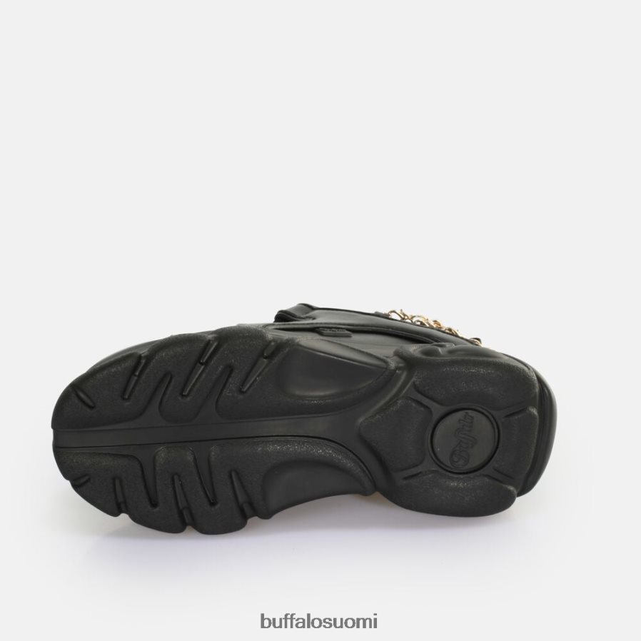 cld corin chain 2.0 lenkkari matala vegaaninen DZ48H4591 musta kulta Buffalo |lenkkarit