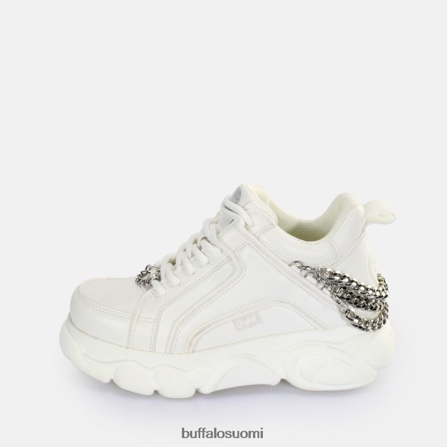 cld corin chain 2.0 lenkkari matala vegaaninen DZ48H4592 valkoinen/hopea Buffalo |lenkkarit