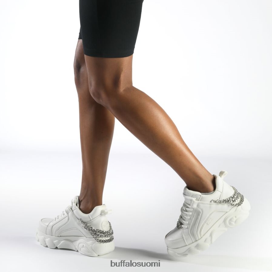 cld corin chain 2.0 lenkkari matala vegaaninen DZ48H4592 valkoinen/hopea Buffalo |lenkkarit