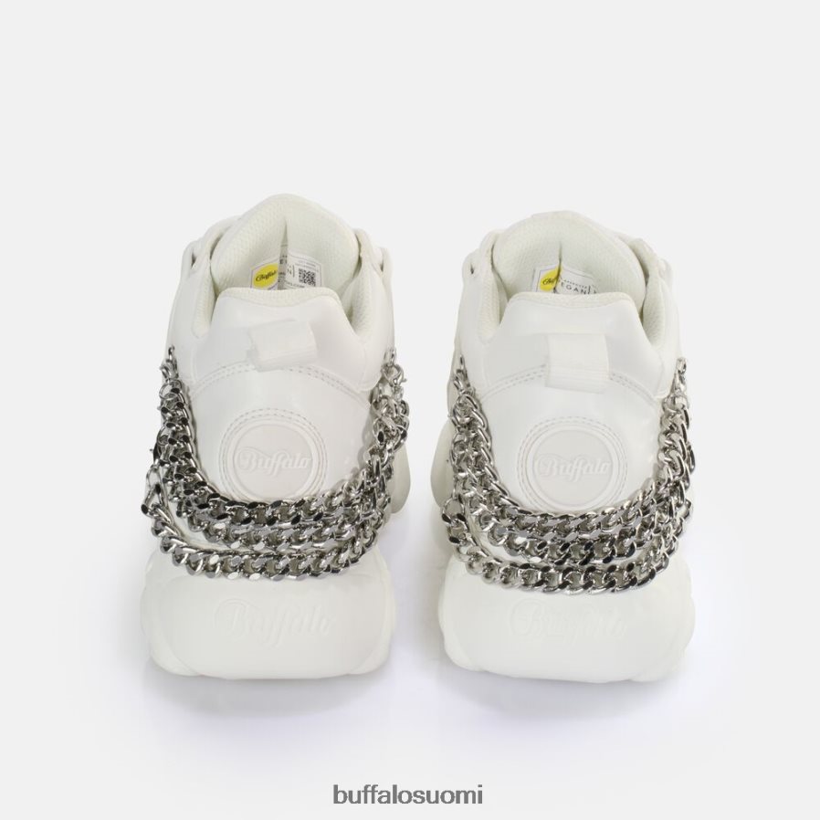 cld corin chain 2.0 lenkkari matala vegaaninen DZ48H4592 valkoinen/hopea Buffalo |lenkkarit