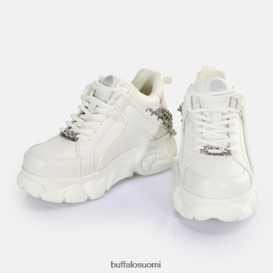 cld corin chain 2.0 lenkkari matala vegaaninen DZ48H4592 valkoinen/hopea Buffalo |lenkkarit