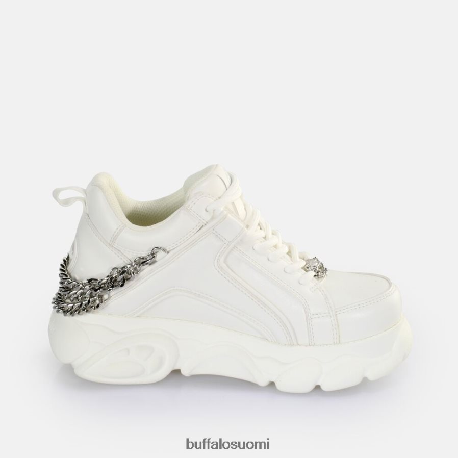 cld corin chain 2.0 lenkkari matala vegaaninen DZ48H4592 valkoinen/hopea Buffalo |lenkkarit