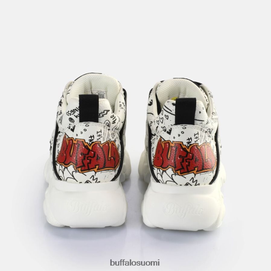 cld corin graffiti lenkkarit matalat vegaaniset DZ48H4140 valkoinen musta Buffalo |lenkkarit