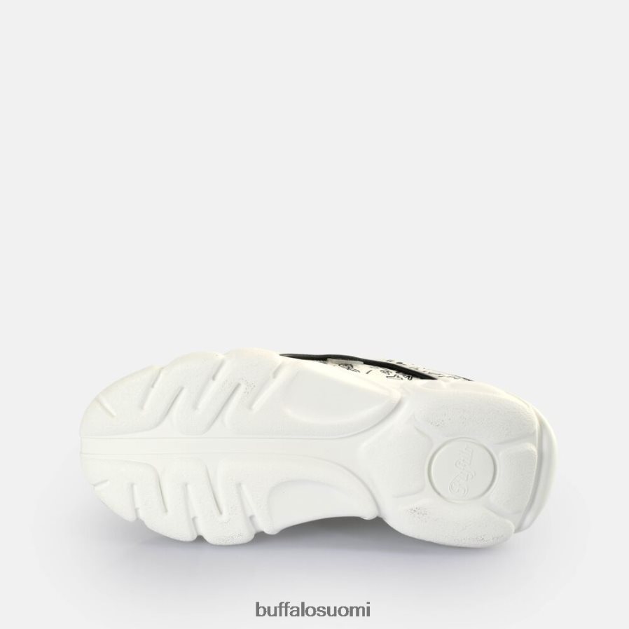 cld corin graffiti lenkkarit matalat vegaaniset DZ48H4140 valkoinen musta Buffalo |lenkkarit