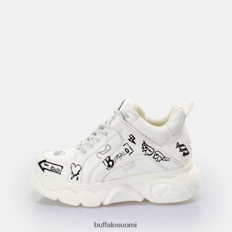 cld corin lenkkari matala vegaaninen DZ48H4756 graffiti doodle Buffalo |lenkkarit