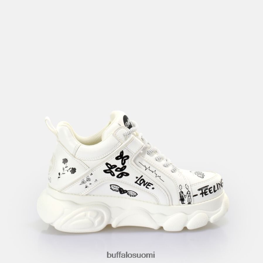 cld corin lenkkari matala vegaaninen DZ48H4756 graffiti doodle Buffalo |lenkkarit