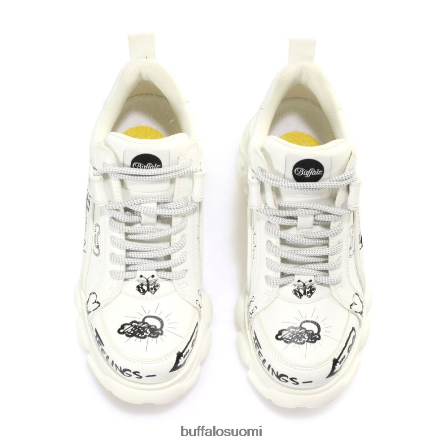 cld corin lenkkari matala vegaaninen DZ48H4756 graffiti doodle Buffalo |lenkkarit