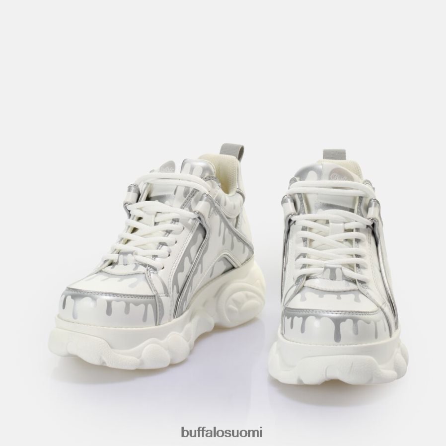 cld corin lenkkari matala vegaaninen DZ48H4757 valkoinen/hopea Buffalo |lenkkarit