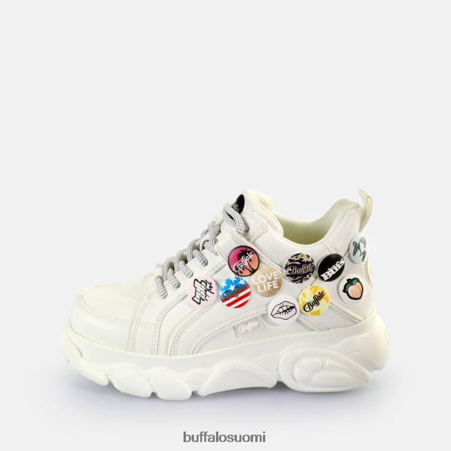 cld corin nappilenkkarit matalat vegaaniset DZ48H4143 valkoinen Buffalo |lenkkarit