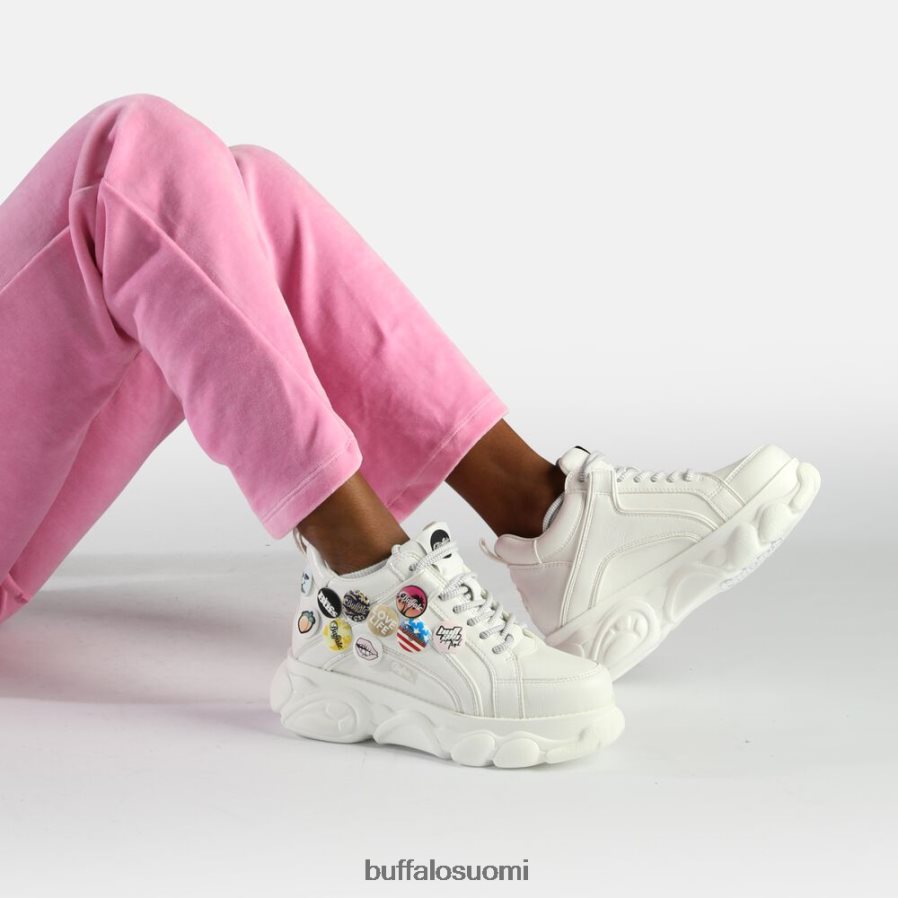 cld corin nappilenkkarit matalat vegaaniset DZ48H4143 valkoinen Buffalo |lenkkarit