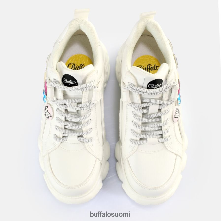 cld corin nappilenkkarit matalat vegaaniset DZ48H4143 valkoinen Buffalo |lenkkarit