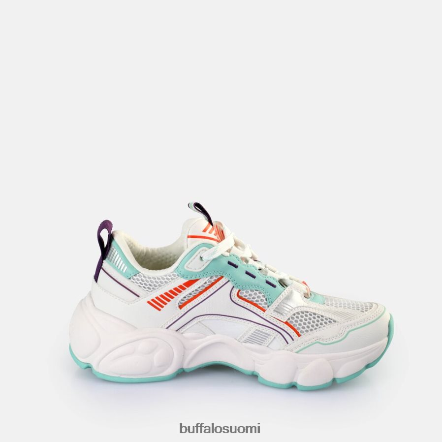 cld run jog lenkkarit matalat vegaaniset DZ48H4237 valkoinen/minttu/koralli Buffalo |lenkkarit
