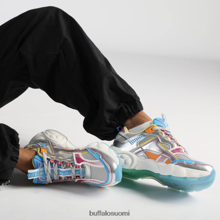 cld run jog lenkkarit matalat vegaaniset DZ48H4238 hopea/violetti Buffalo |lenkkarit