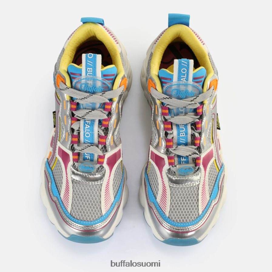 cld run jog lenkkarit matalat vegaaniset DZ48H4238 hopea/violetti Buffalo |lenkkarit