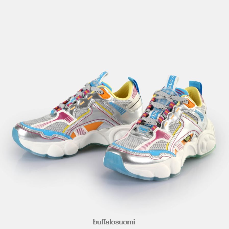 cld run jog lenkkarit matalat vegaaniset DZ48H4238 hopea/violetti Buffalo |lenkkarit