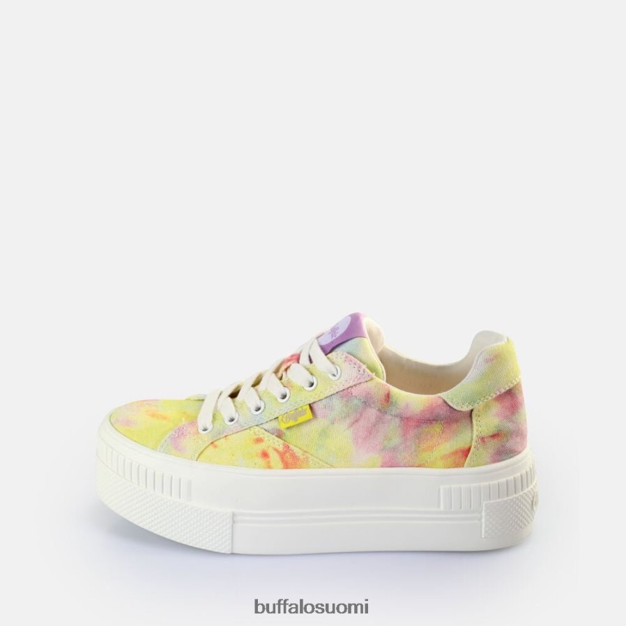 matalat vegaaniset lenkkarit DZ48H4115 solmioväri koralli/vihreä Buffalo |lenkkarit