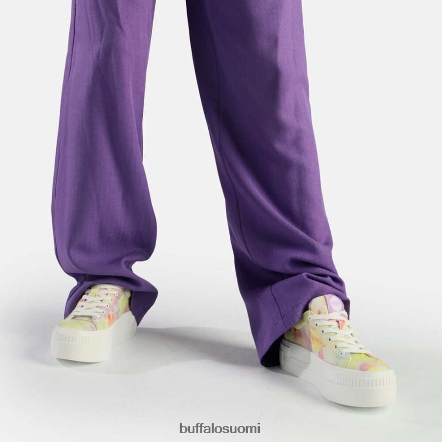 matalat vegaaniset lenkkarit DZ48H4115 solmioväri koralli/vihreä Buffalo |lenkkarit