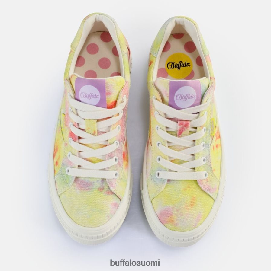 matalat vegaaniset lenkkarit DZ48H4115 solmioväri koralli/vihreä Buffalo |lenkkarit