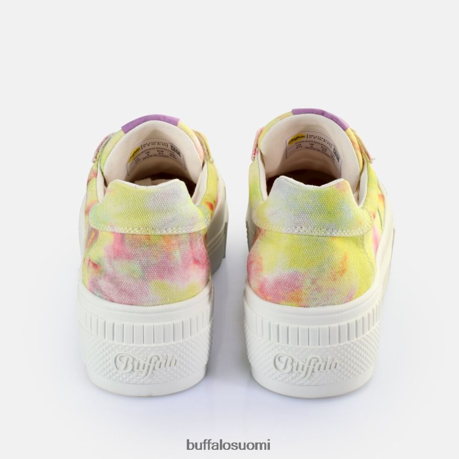 matalat vegaaniset lenkkarit DZ48H4115 solmioväri koralli/vihreä Buffalo |lenkkarit