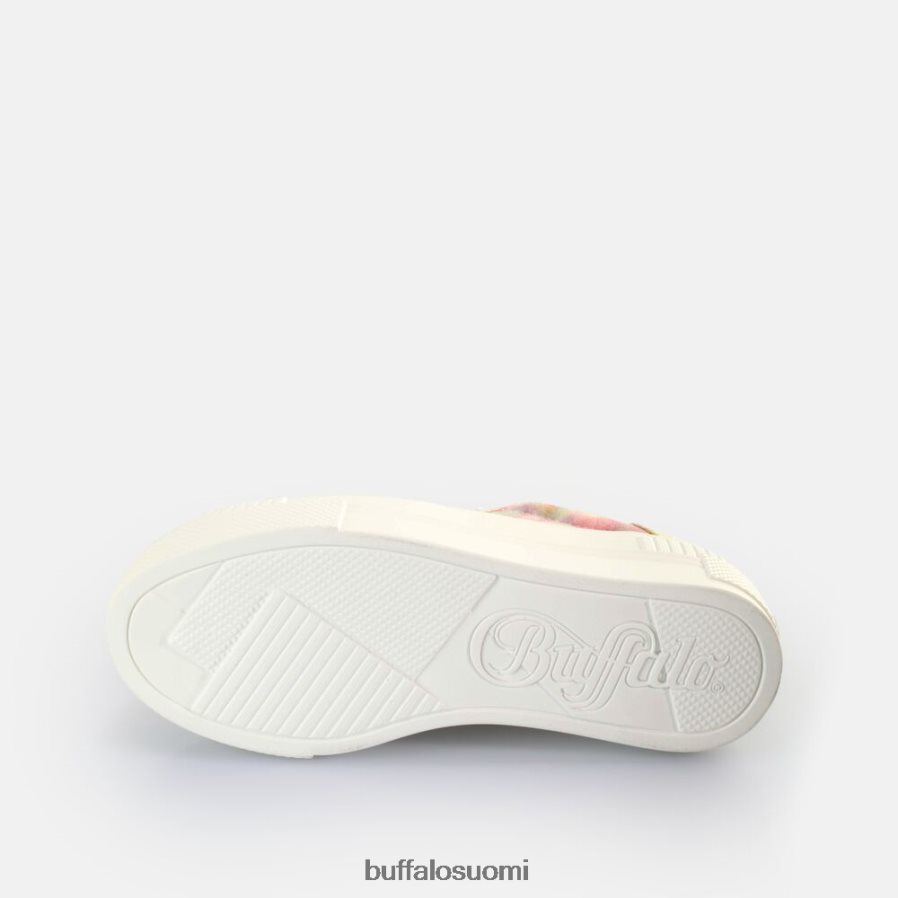 matalat vegaaniset lenkkarit DZ48H4115 solmioväri koralli/vihreä Buffalo |lenkkarit