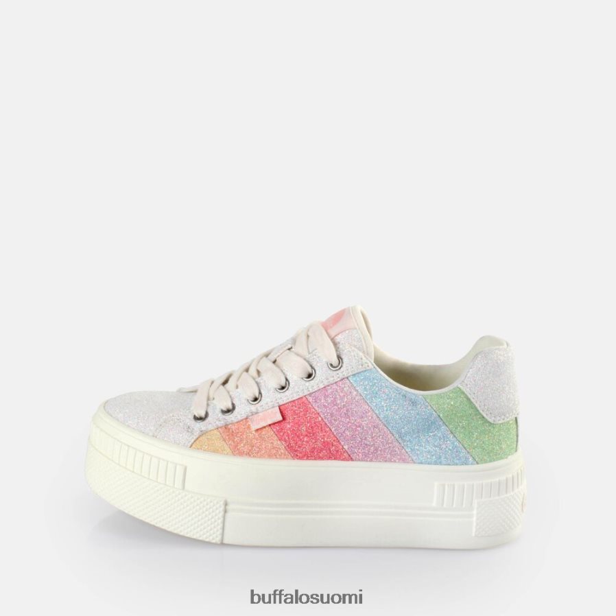 matalat vegaaniset lenkkarit DZ48H4457 valkoinen/sateenkaari Buffalo |lenkkarit