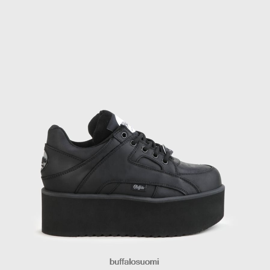 nousevat tornit matalat tennarit nubukkinahkaa DZ48H4799 musta Buffalo |lenkkarit