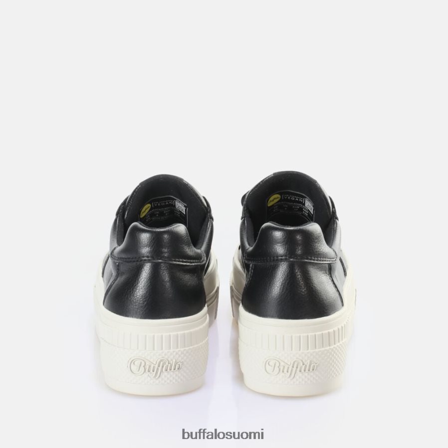 paritettu laceup lo sneaker matala vegaani DZ48H4377 musta/harmaavalkoinen Buffalo |lenkkarit