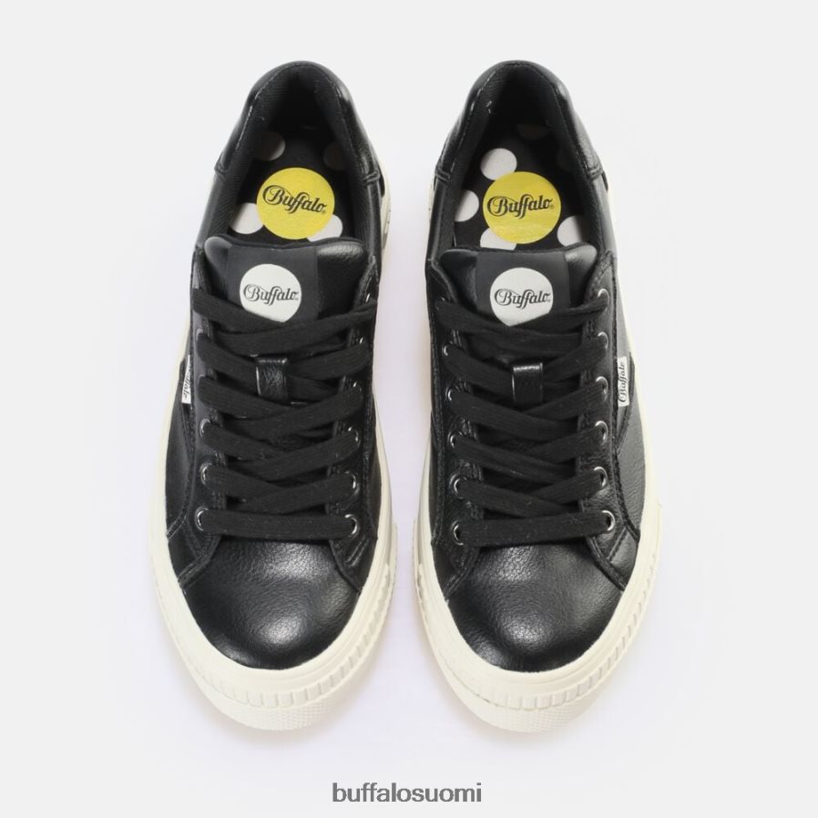paritettu laceup lo sneaker matala vegaani DZ48H4377 musta/harmaavalkoinen Buffalo |lenkkarit